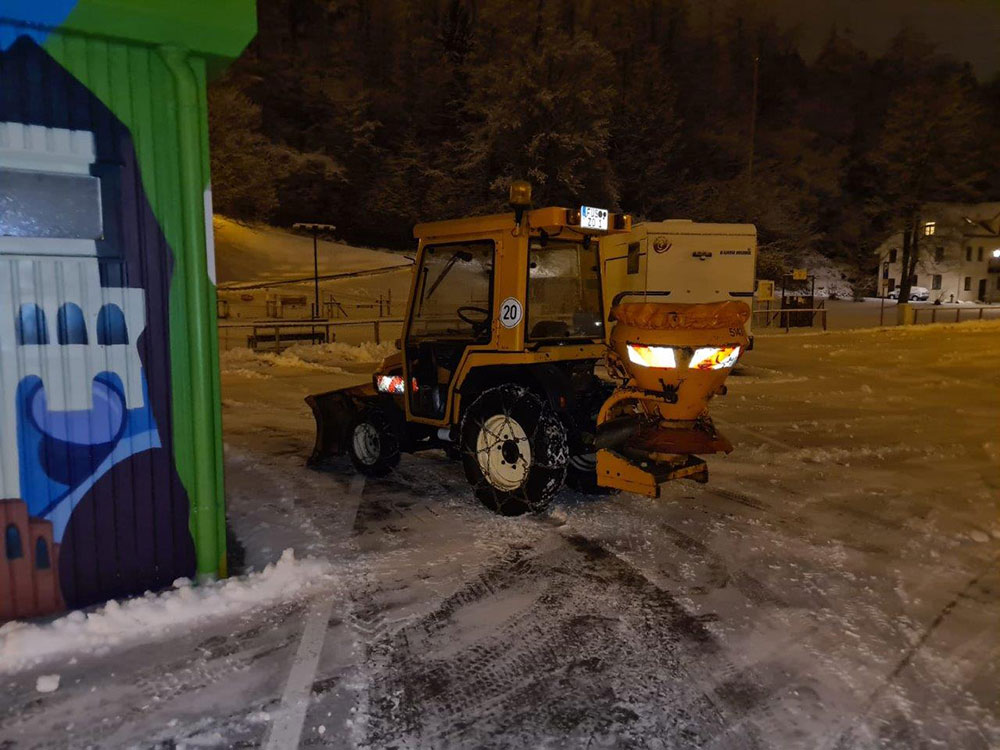Winterdienst in Aktion